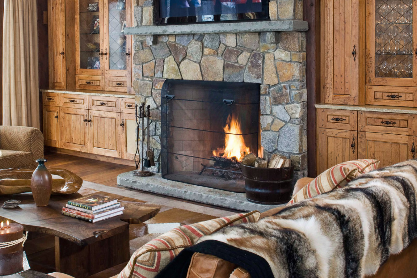 Fireplace installation